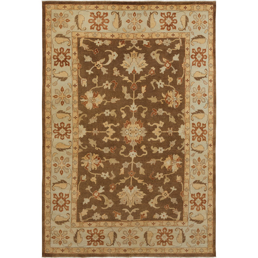 Ainsley Rug - 1673 by Surya in brown, beige, rust, yellow, tan, bright yellow. Made from 100% new zealand wool in a unique style.