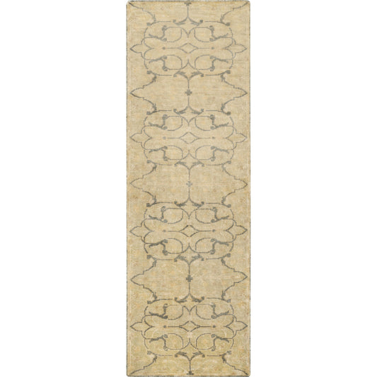 Ainsley Rug - 1676 by Surya in light olive, mustard, beige, olive. Made from 100% new zealand wool in a unique style.