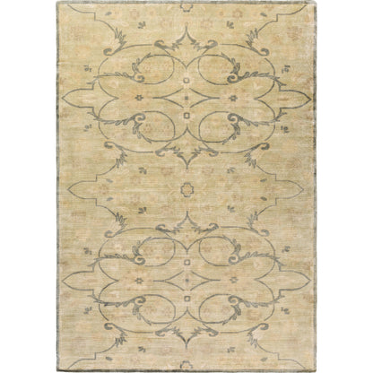 Ainsley Rug - 1676 by Surya in light olive, mustard, beige, olive. Made from 100% new zealand wool in a unique style.