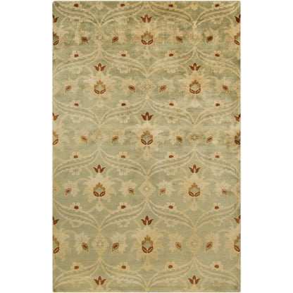 Ainsley Rug - 1677 by Surya in light olive, rust, tan, camel. Made from 100% new zealand wool in a unique style.