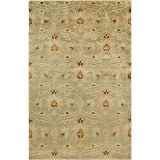 Ainsley Rug - 1677 by Surya in light olive, rust, tan, camel. Made from 100% new zealand wool in a unique style.
