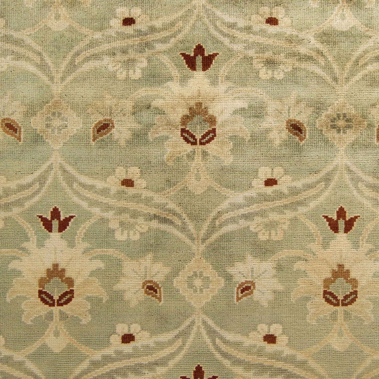 004 48425-9364,48425-9366,48425-9369 | Closeup | Ainsley Rug - 1677 by Surya in light olive, rust, tan, camel. Made from 100% new zealand wool in a unique style.