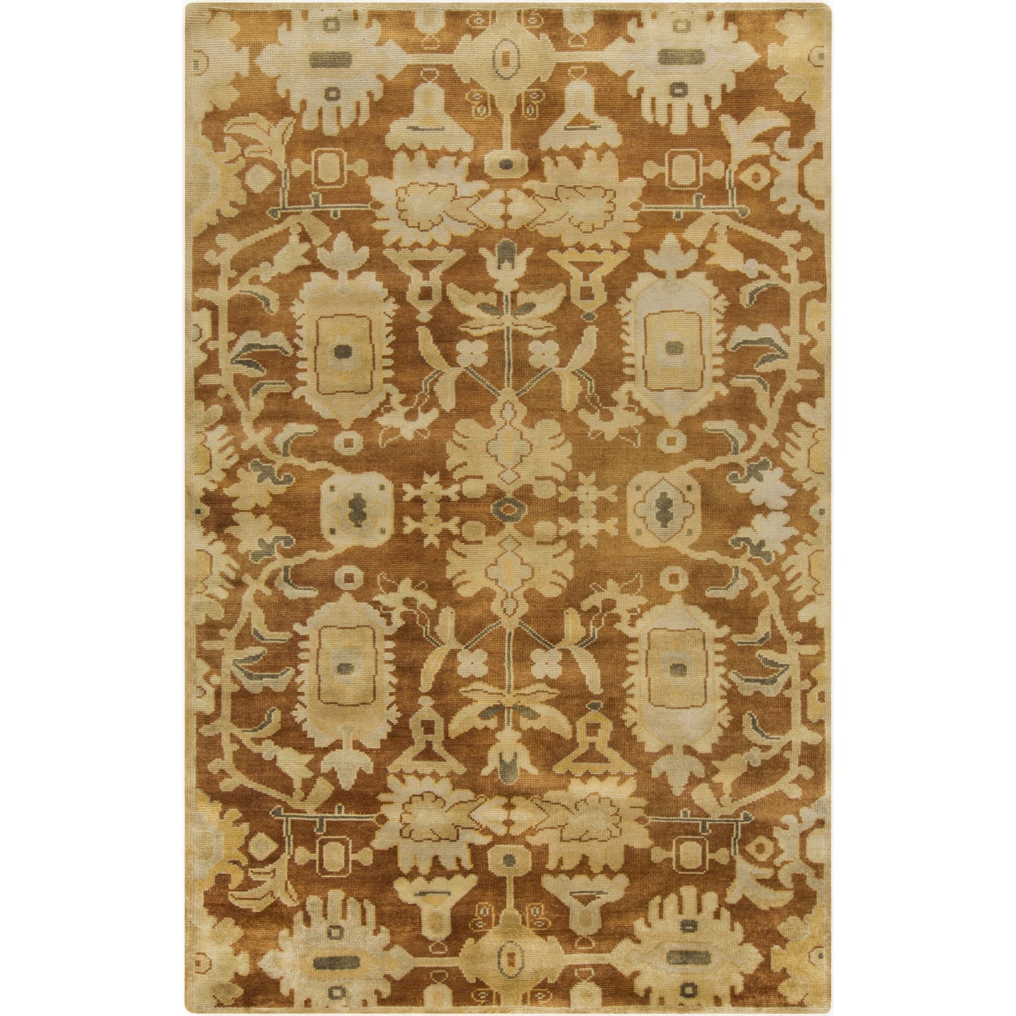 001 49950-9364,49950-9365 | Primary Silo | Ainsley Rug - 1678 by Surya in brown, mustard, oatmeal, ivory, olive, light beige. Made from 100% new zealand wool in a unique style.