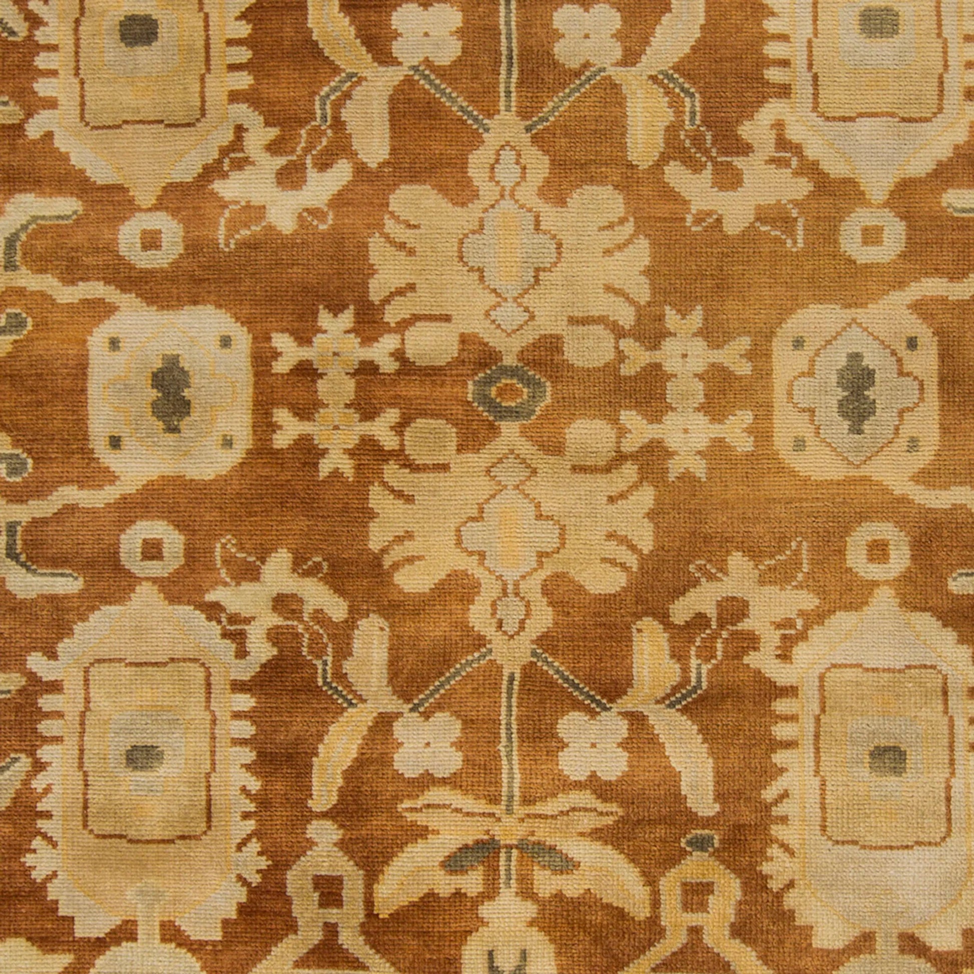 Ainsley Rug - 1678 by Surya in brown, mustard, oatmeal, ivory, olive, light beige. Made from 100% new zealand wool in a unique style.