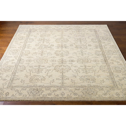 Ainsley Rug - 12726 by Surya in taupe, charcoal. Made from 100% new zealand wool in a unique style.