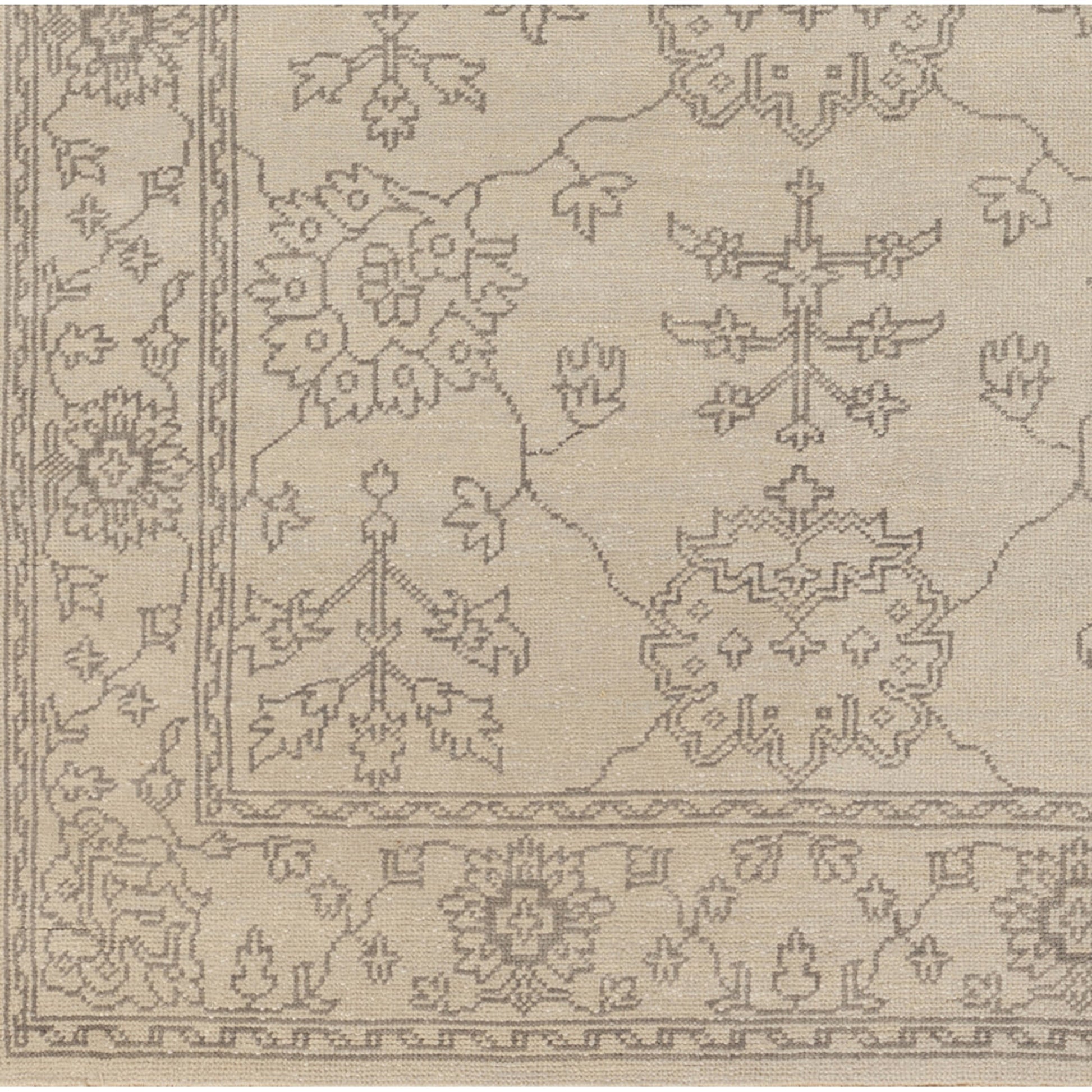 Ainsley Rug - 12726 by Surya in taupe, charcoal. Made from 100% new zealand wool in a unique style.