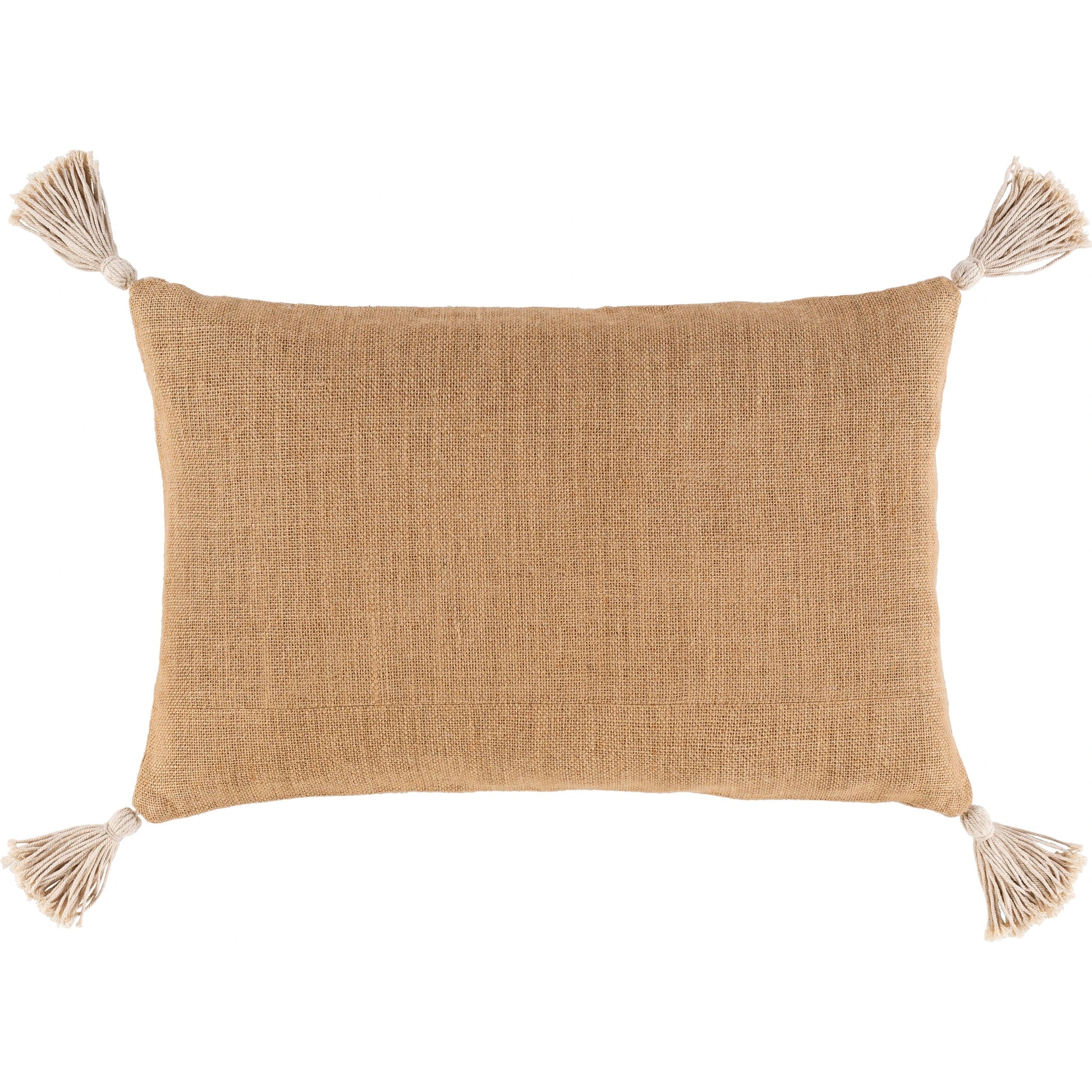 Marion Pillow - 13834 by Surya in brown, light gray. Made from 100% jute in a coastal style.