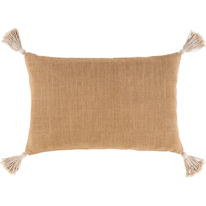 Marion Pillow - 13834 by Surya in brown, light gray. Made from 100% jute in a coastal style.
