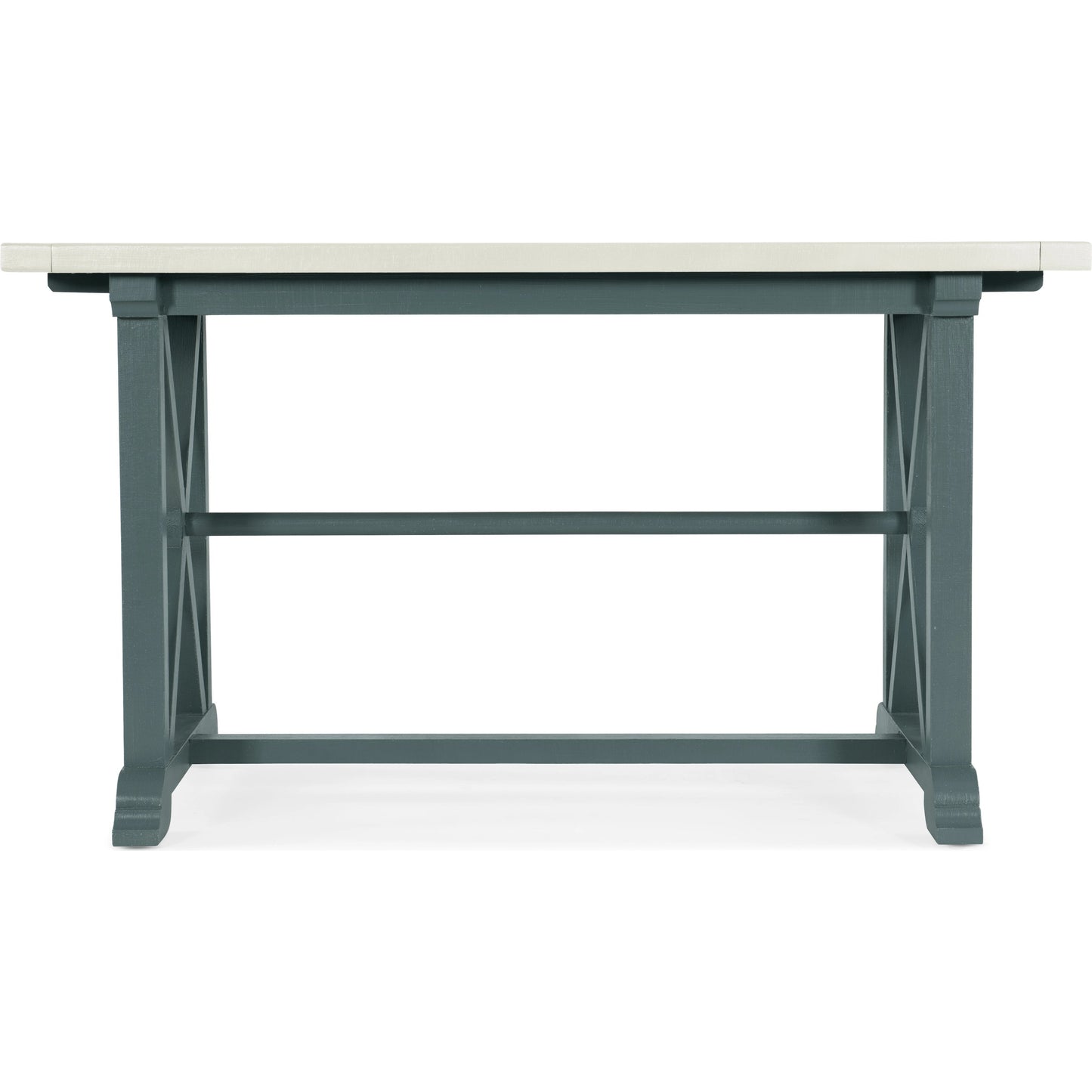 002 SI-1900872 | Additional Silo | Serenity Piers Friendship Table by Hooker Furniture in shell, seaspray. Made from oak veneers, a solid-wood edge top in a modern style.