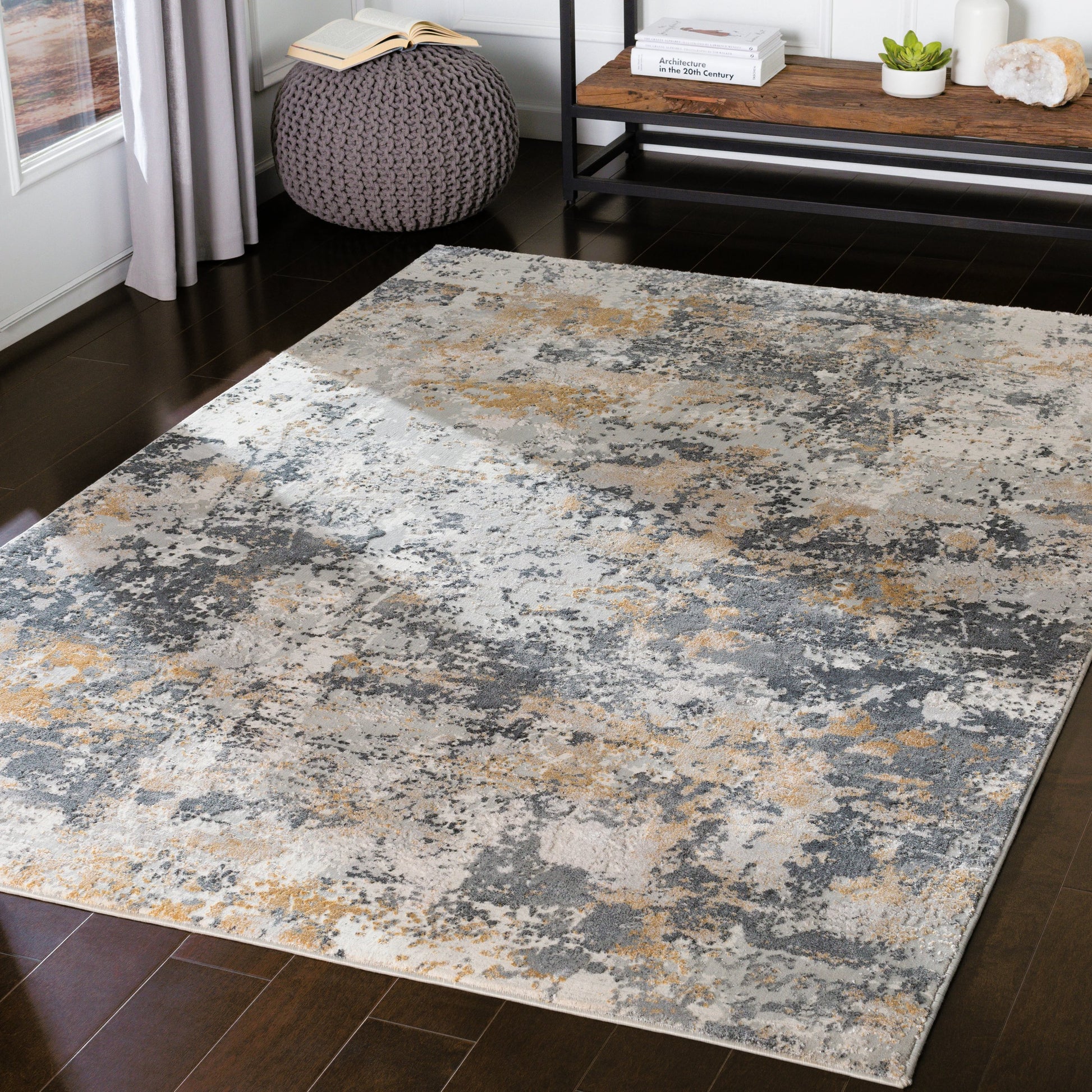 Aisha AIS-2302 Rug by Livabliss. Made from 70% viscose, 30% polyester in a unique style.