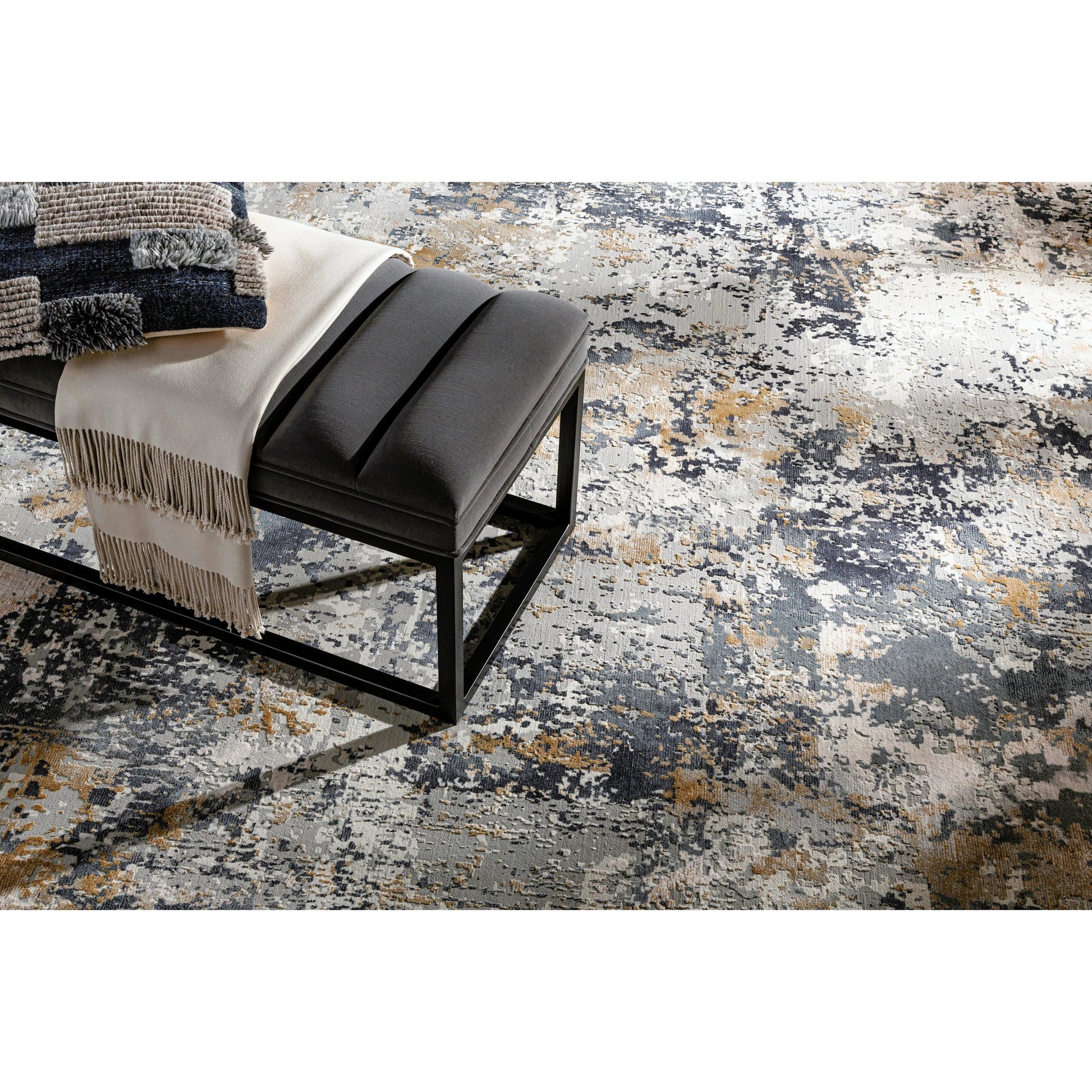 Aisha AIS-2302 Rug by Livabliss. Made from 70% viscose, 30% polyester in a unique style.