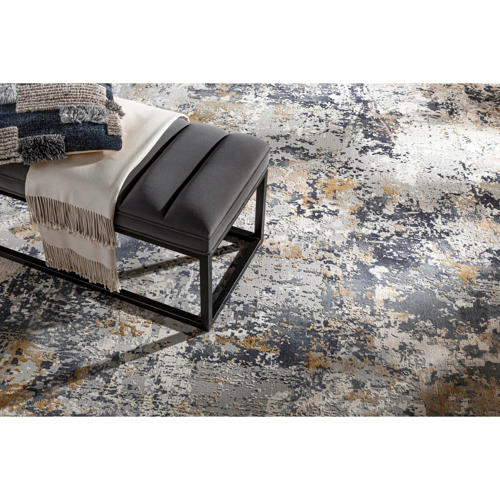 Aisha AIS-2302 Rug by Livabliss. Made from 70% viscose, 30% polyester in a unique style.