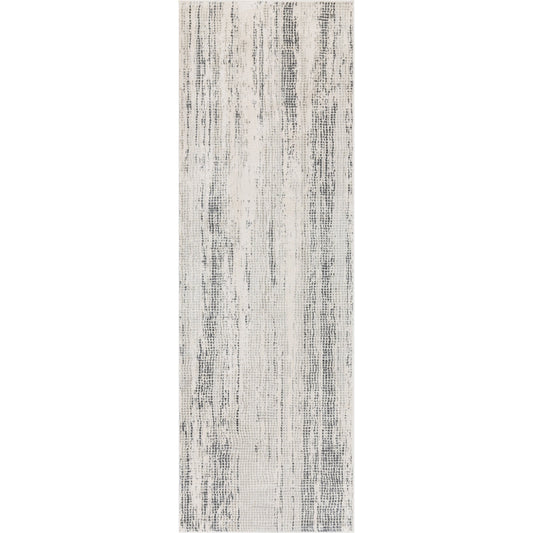 Aisha Rug - 23032 by Livabliss in gray, charcoal, light gray, off-white. Made from 70% viscose, 30% polyester in a unique style.
