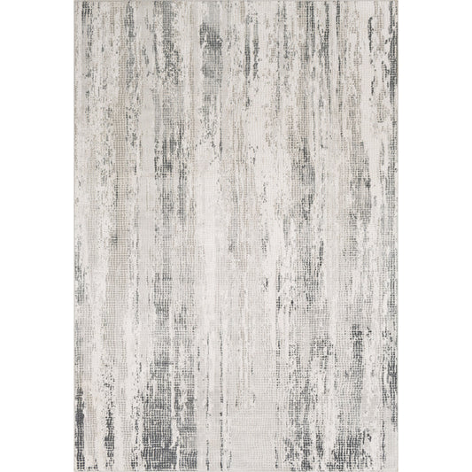 Aisha Rug - 23032 by Livabliss in gray, charcoal, light gray, off-white. Made from 70% viscose, 30% polyester in a unique style.