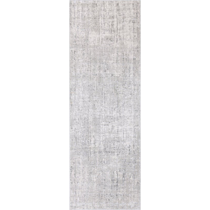 Aisha AIS-2305 Rug by Livabliss in light gray, gray, off-white. Made from 70% viscose, 30% polyester in a unique style.