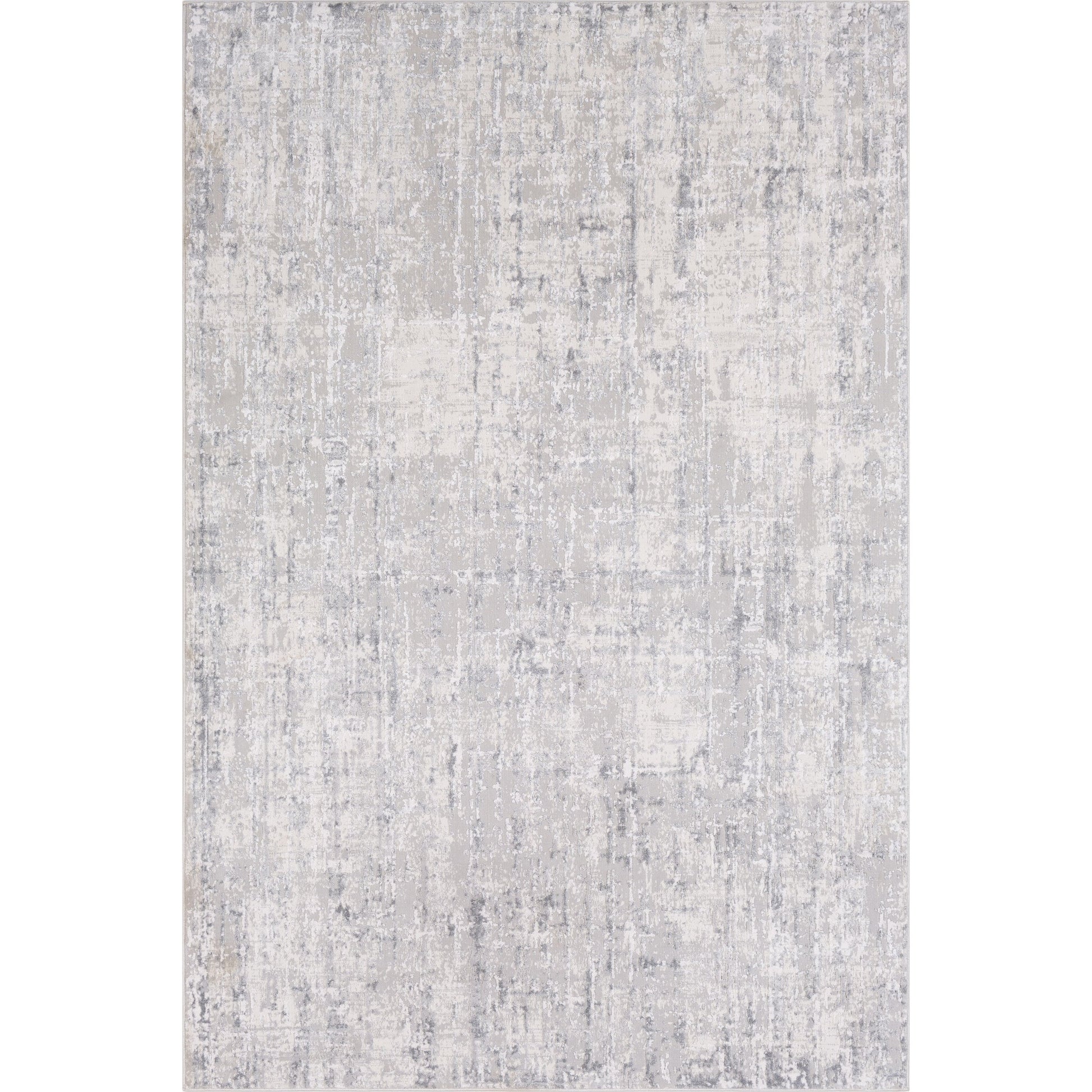 Aisha AIS-2305 Rug by Livabliss in light gray, gray, off-white. Made from 70% viscose, 30% polyester in a unique style.
