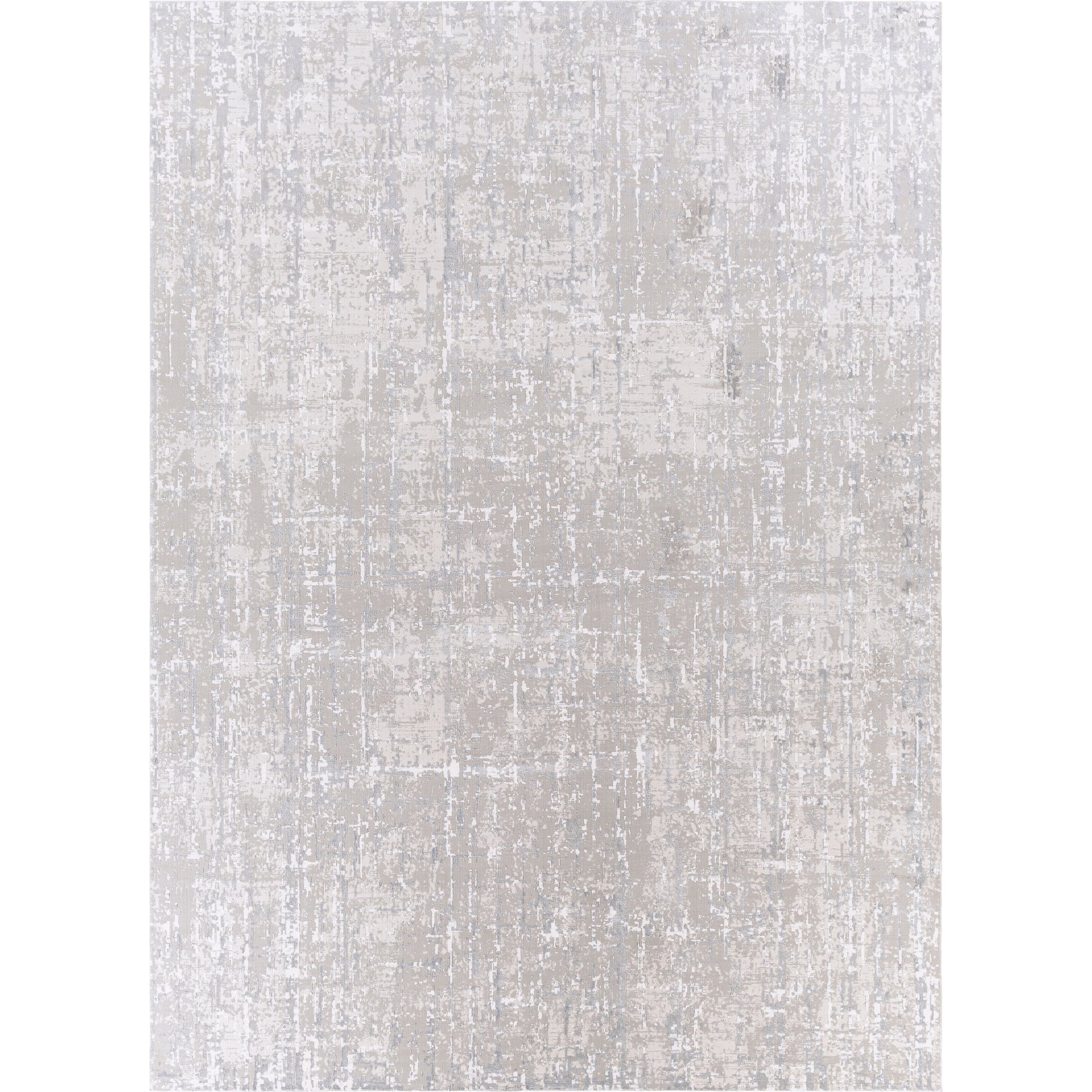 Aisha AIS-2305 Rug by Livabliss in light gray, gray, off-white. Made from 70% viscose, 30% polyester in a unique style.