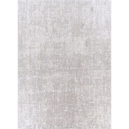 Aisha AIS-2305 Rug by Livabliss in light gray, gray, off-white. Made from 70% viscose, 30% polyester in a unique style.