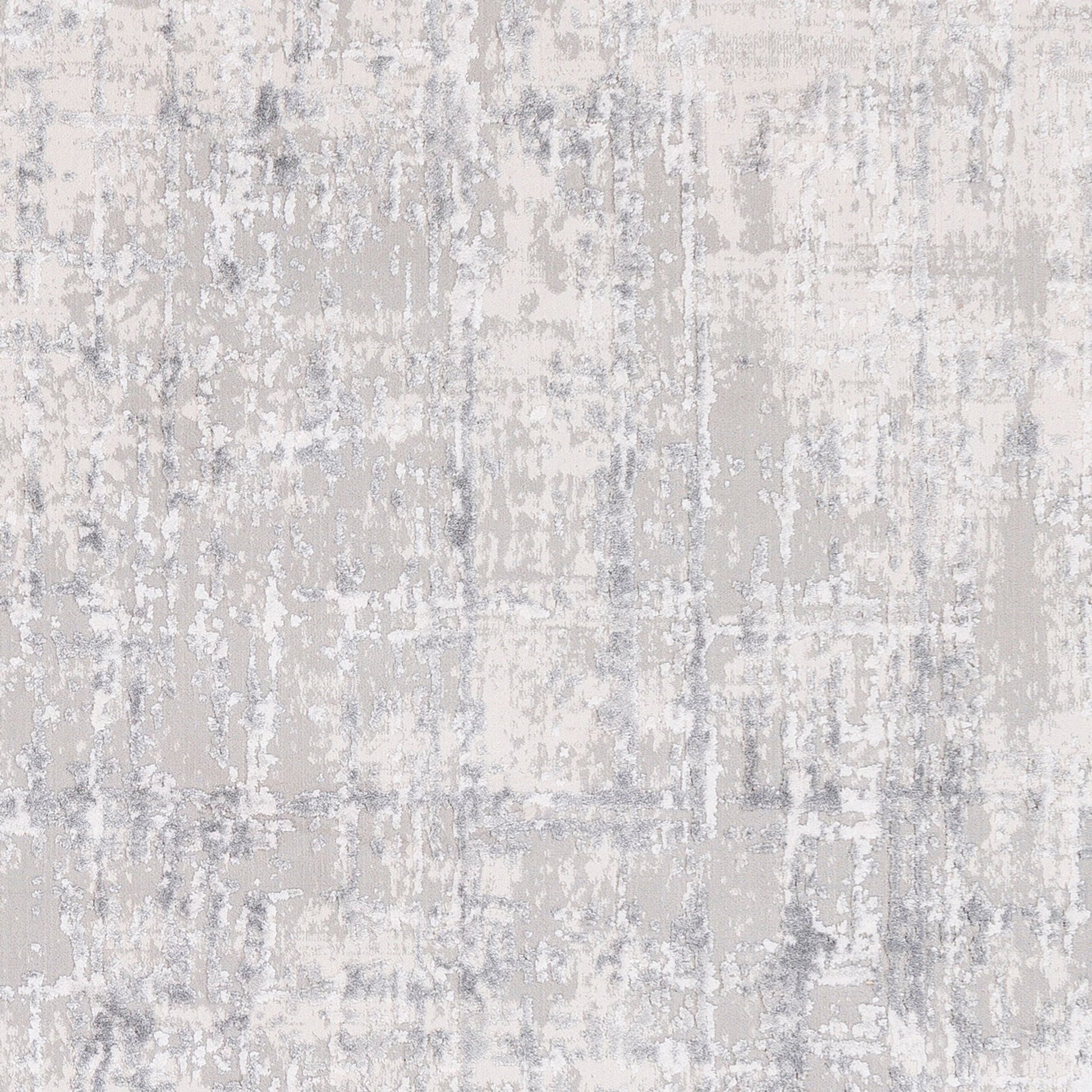 Aisha AIS-2305 Rug by Livabliss in light gray, gray, off-white. Made from 70% viscose, 30% polyester 