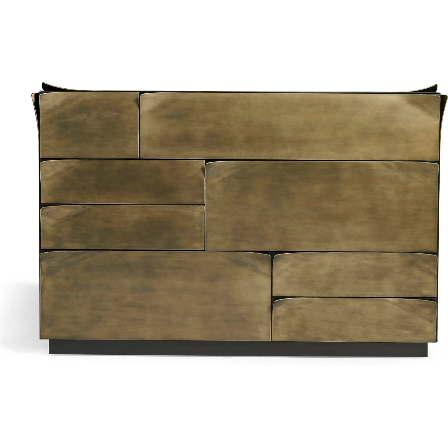 003 SI-2334497 | Additional Silo | Hammersmith Drawer Chest by Jonathan Charles in gold and satin brass. Made from beech solids, brass in a unique style.