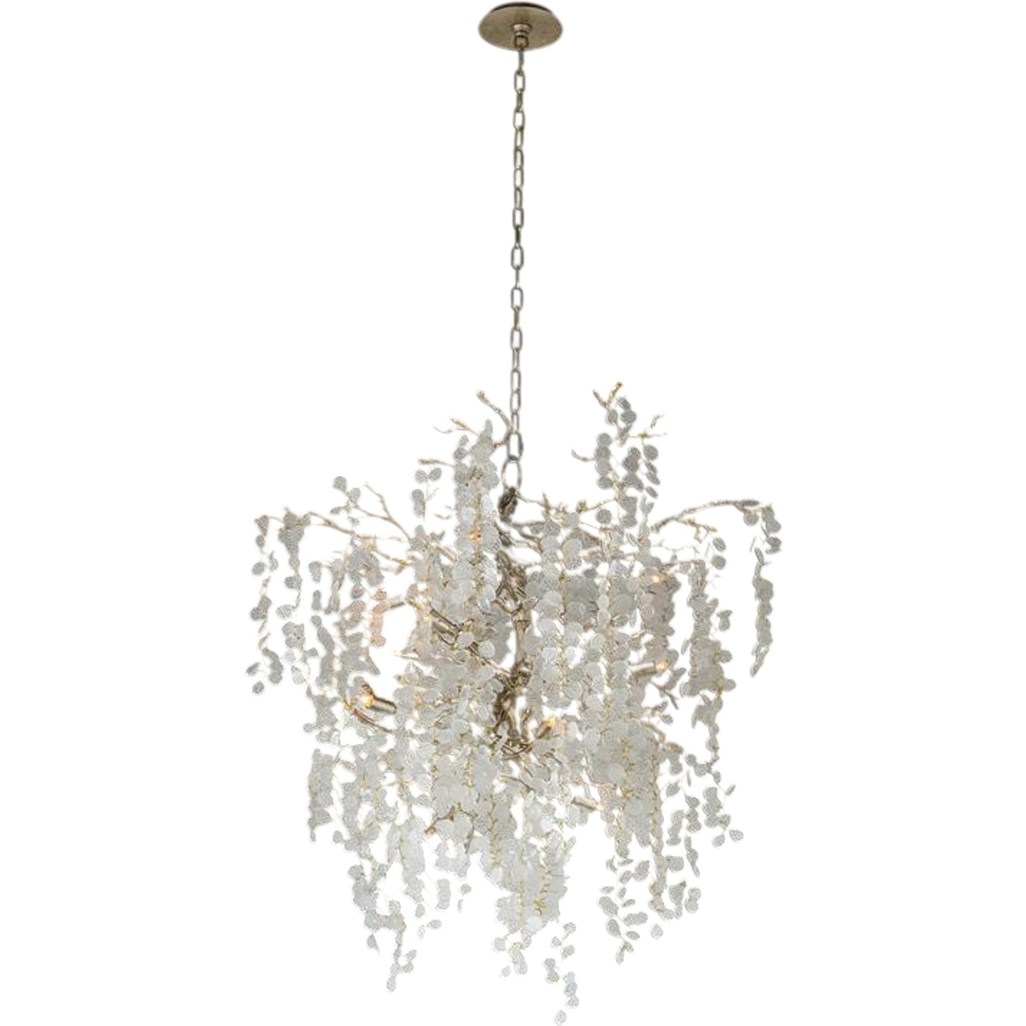 001 SR-865675 | Primary Silo | Shiro-Noda Cluster 25" Chandelier by John-Richard in clear. Made from crystal in a modern style.