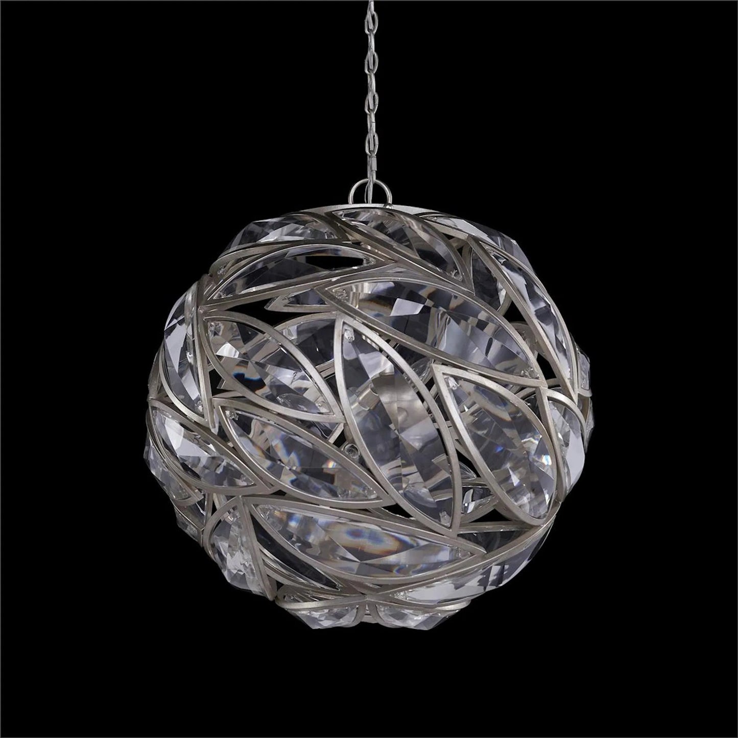 002 SI-2171312 | Additional Silo | Petaline Sphere Six-Light Chandelier by John-Richard. Made from unique in a modern style.