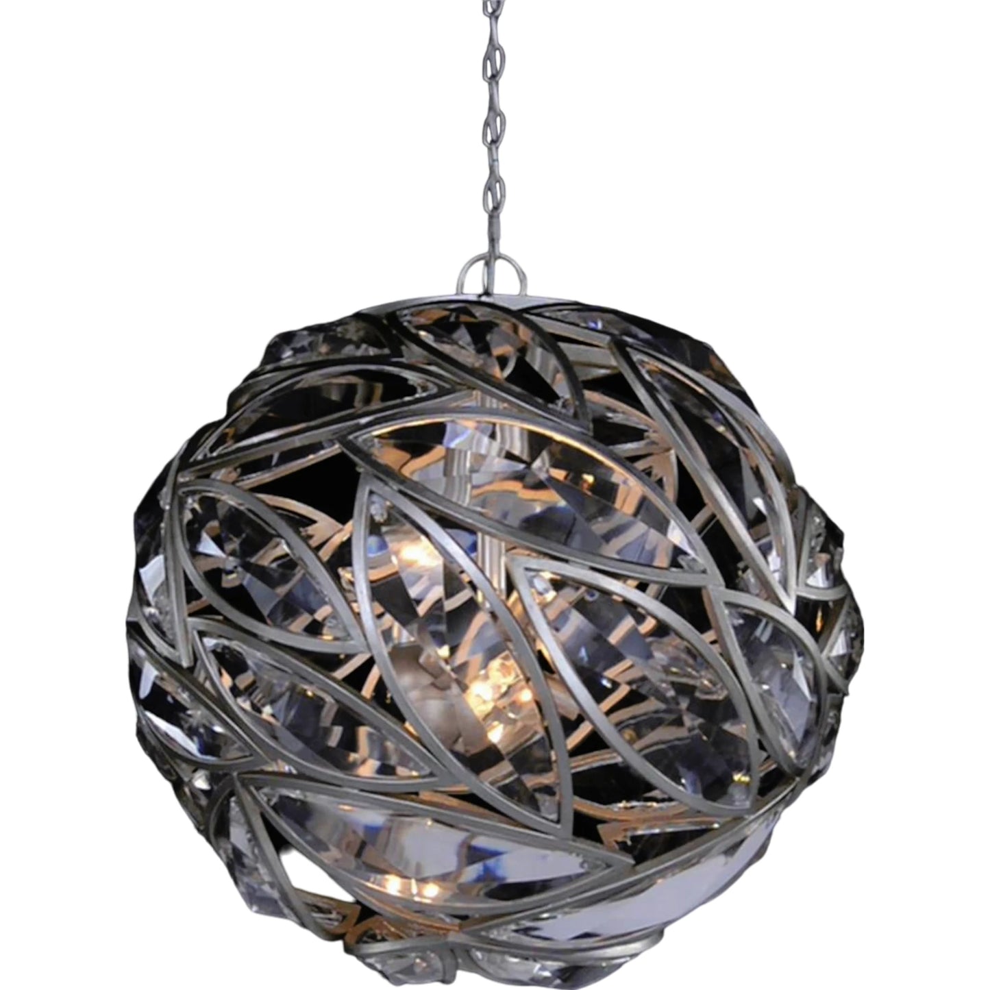 001 SI-2171312 | Primary Silo | Petaline Sphere Six-Light Chandelier by John-Richard. Made from unique in a modern style.