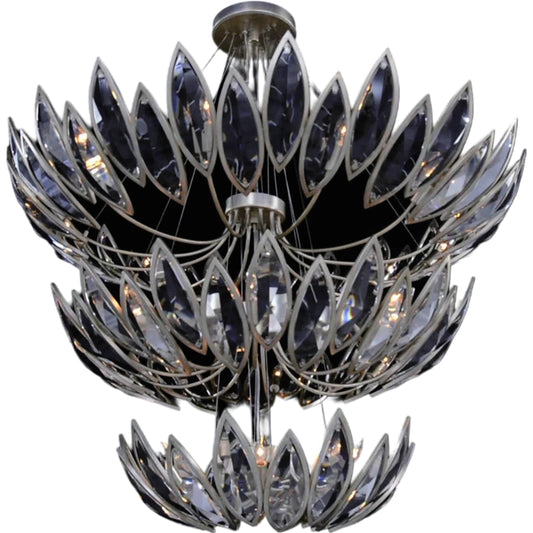 Petaline Twenty-Seven-Light Three-Tier Chandelier by John-Richard. Made from unique in a modern style.