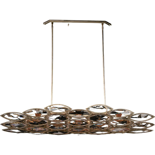 Petaline Six-Light Horizontal Chandelier by John-Richard. Made from unique in a modern style.