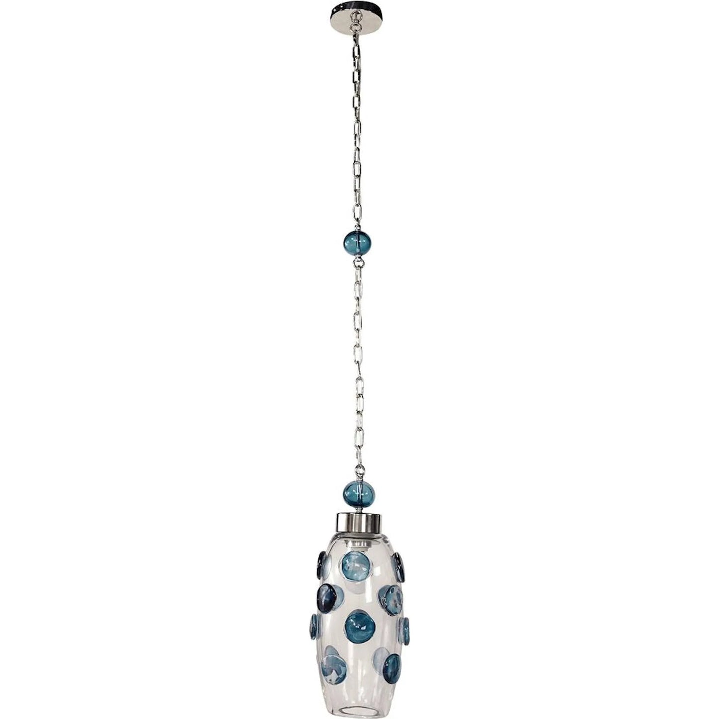 002 SI-2170193 | Primary Silo | Cerulean Spots Pendant by John-Richard in cerulean. Made from unique in a modern style.