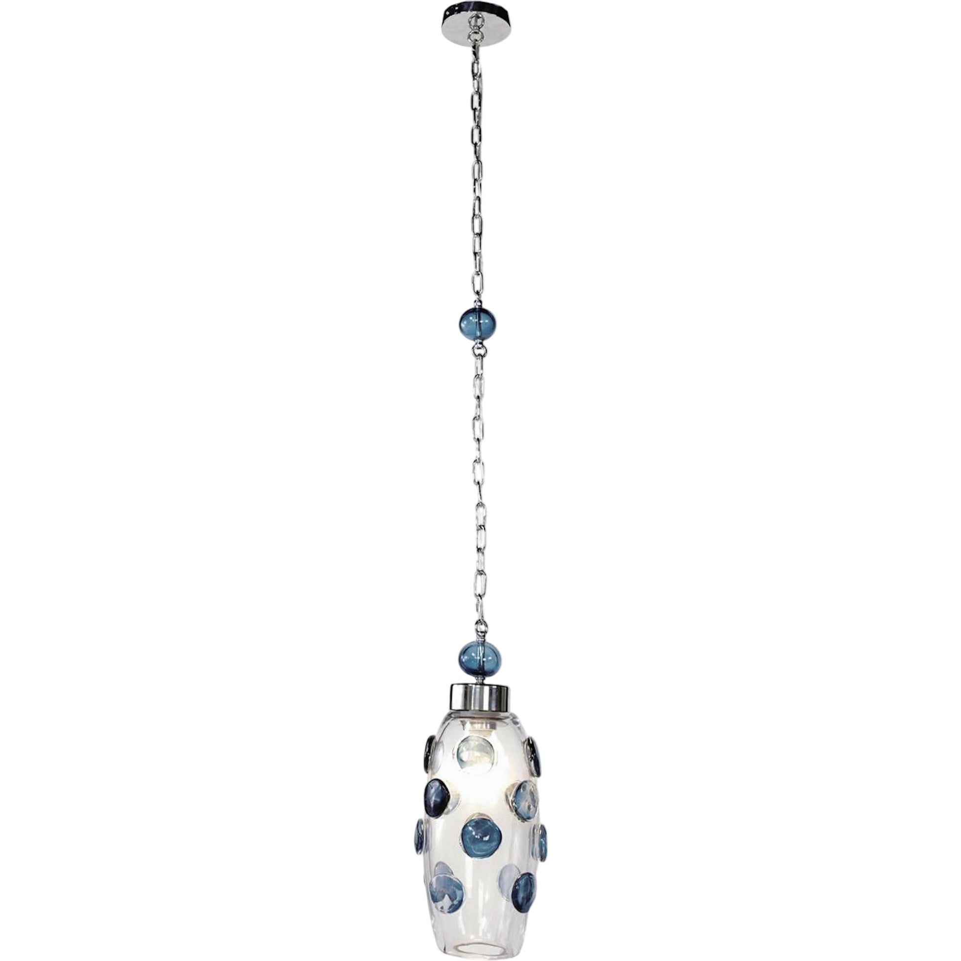 Cerulean Spots Pendant by John-Richard in cerulean. Made from unique in a modern style.