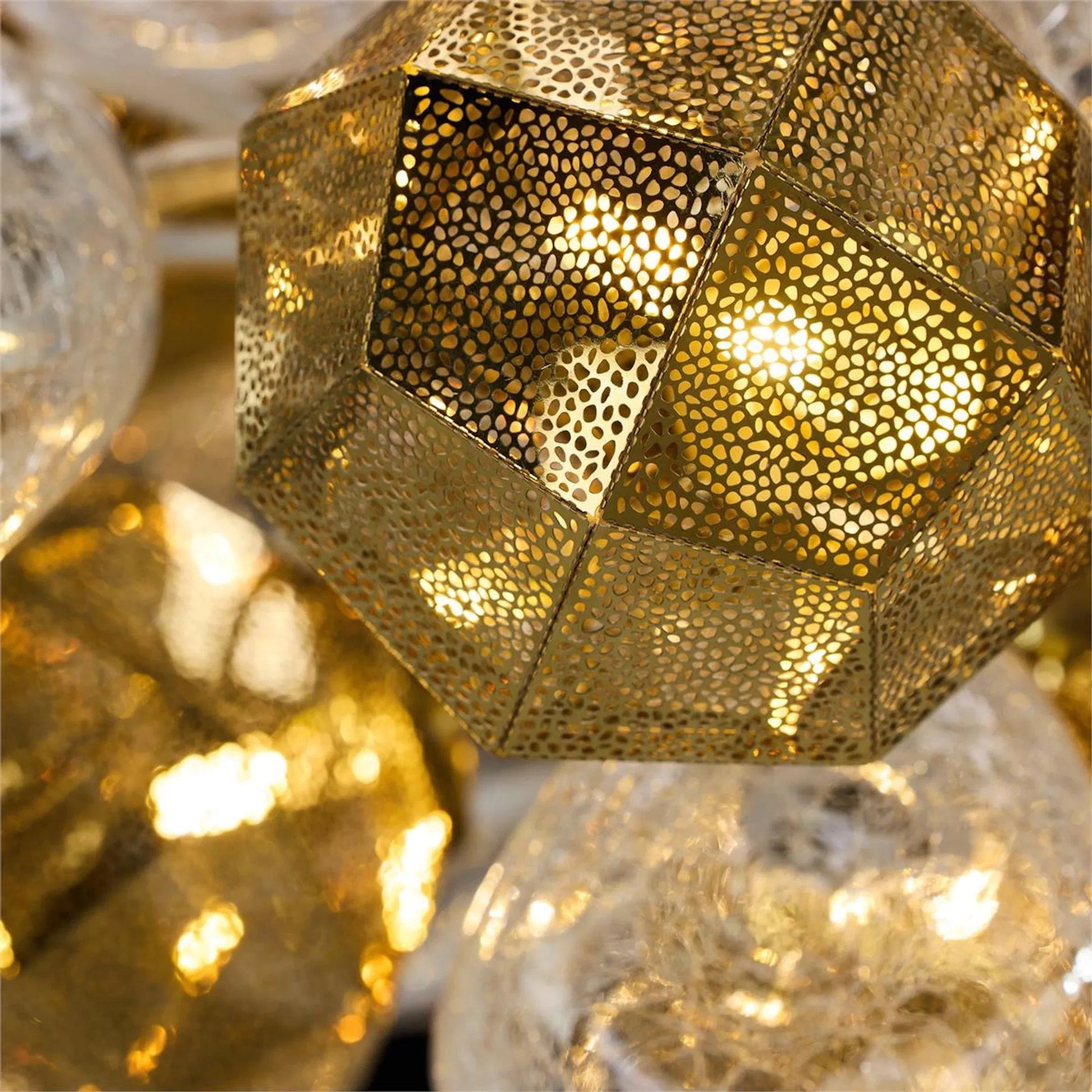 Vivaldi Twenty-Four Light Chandelier by John-Richard in clear, brass, nickel. Made from unique in a modern style.