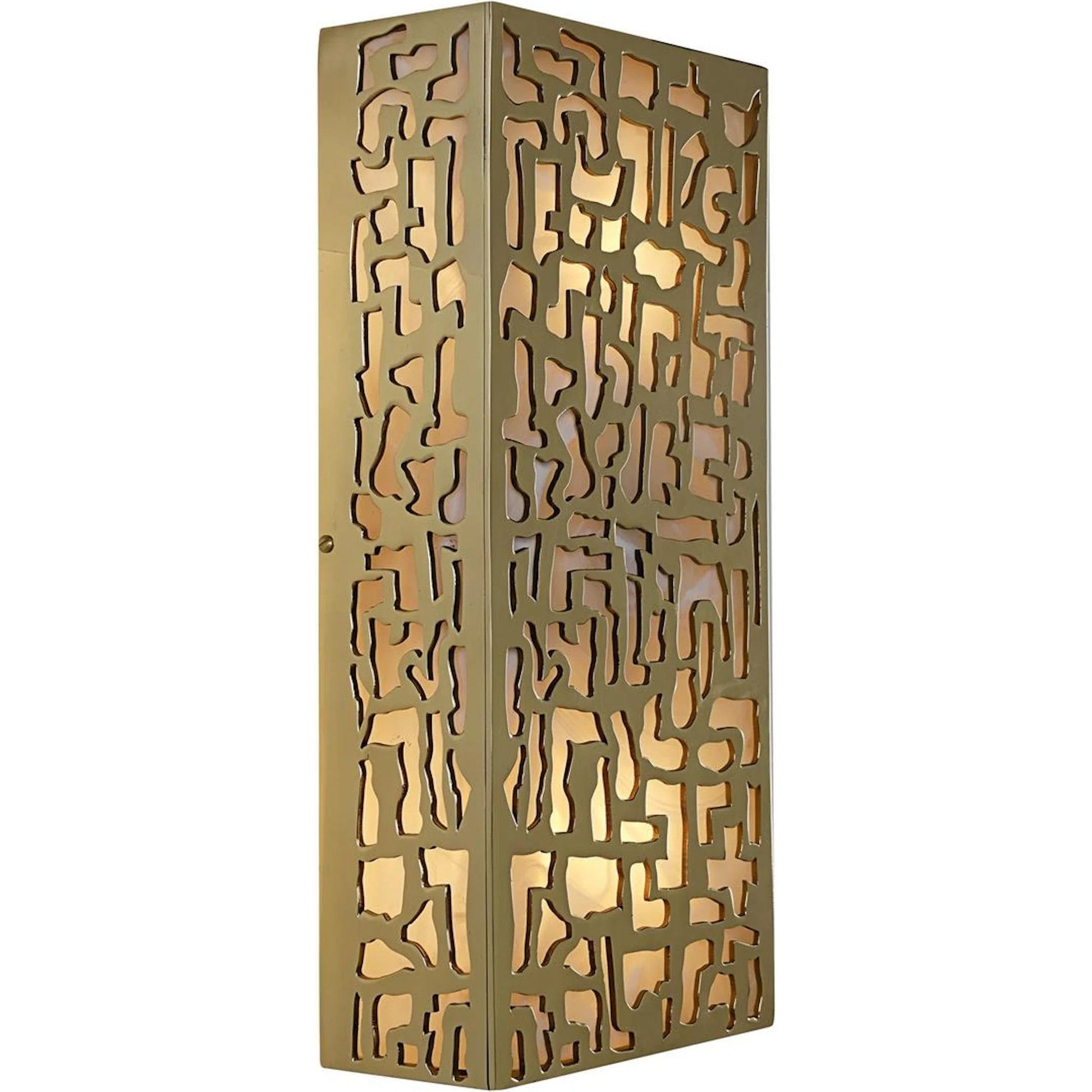 Ziggurat Wall Sconce by John-Richard. Made from unique in a unique style.