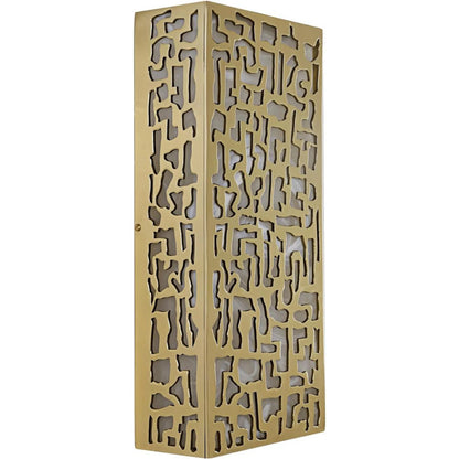 Ziggurat Wall Sconce by John-Richard. Made from unique in a unique style.