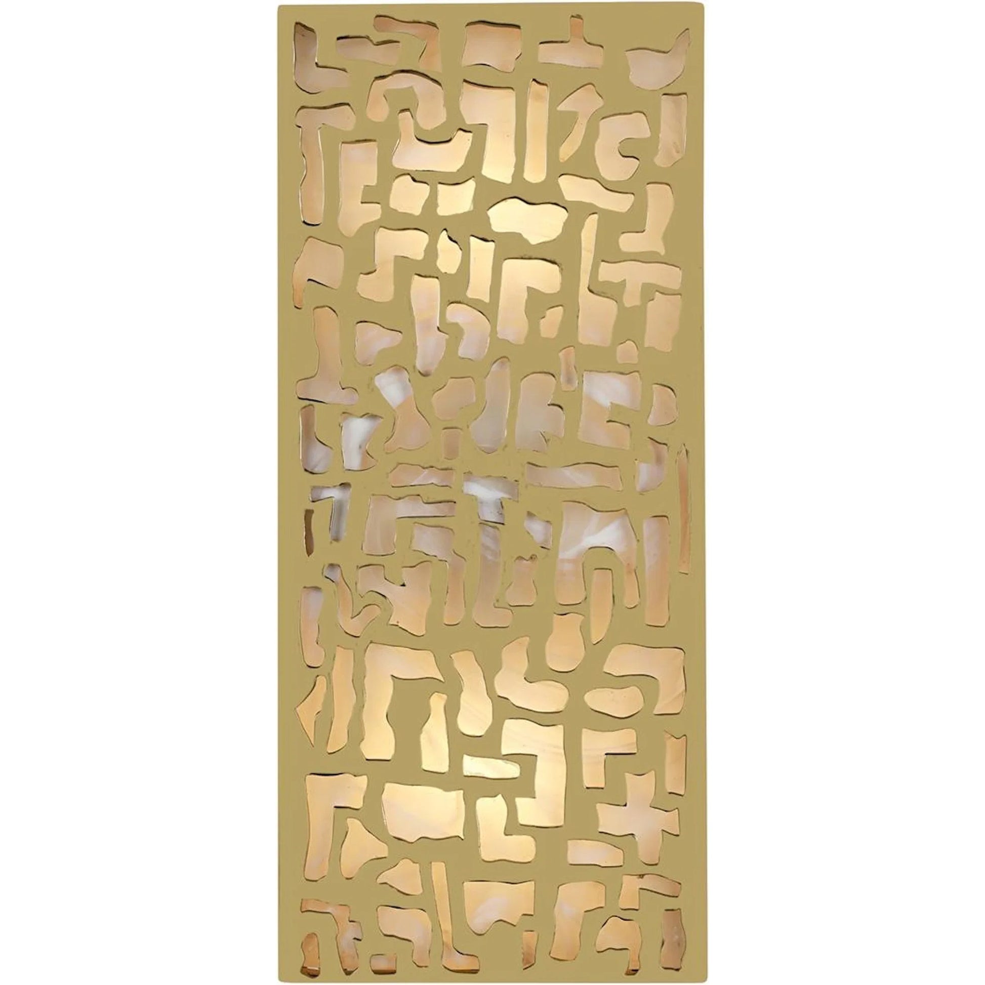Ziggurat Wall Sconce by John-Richard. Made from unique in a unique style.
