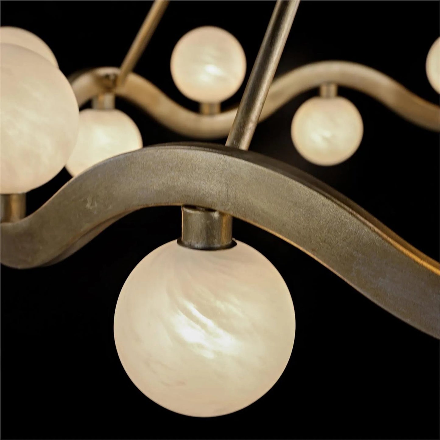 003 SI-2537163 | Closeup | Cantus Sixteen-Light Chandelier by John-Richard. Made from unique in a unique style.