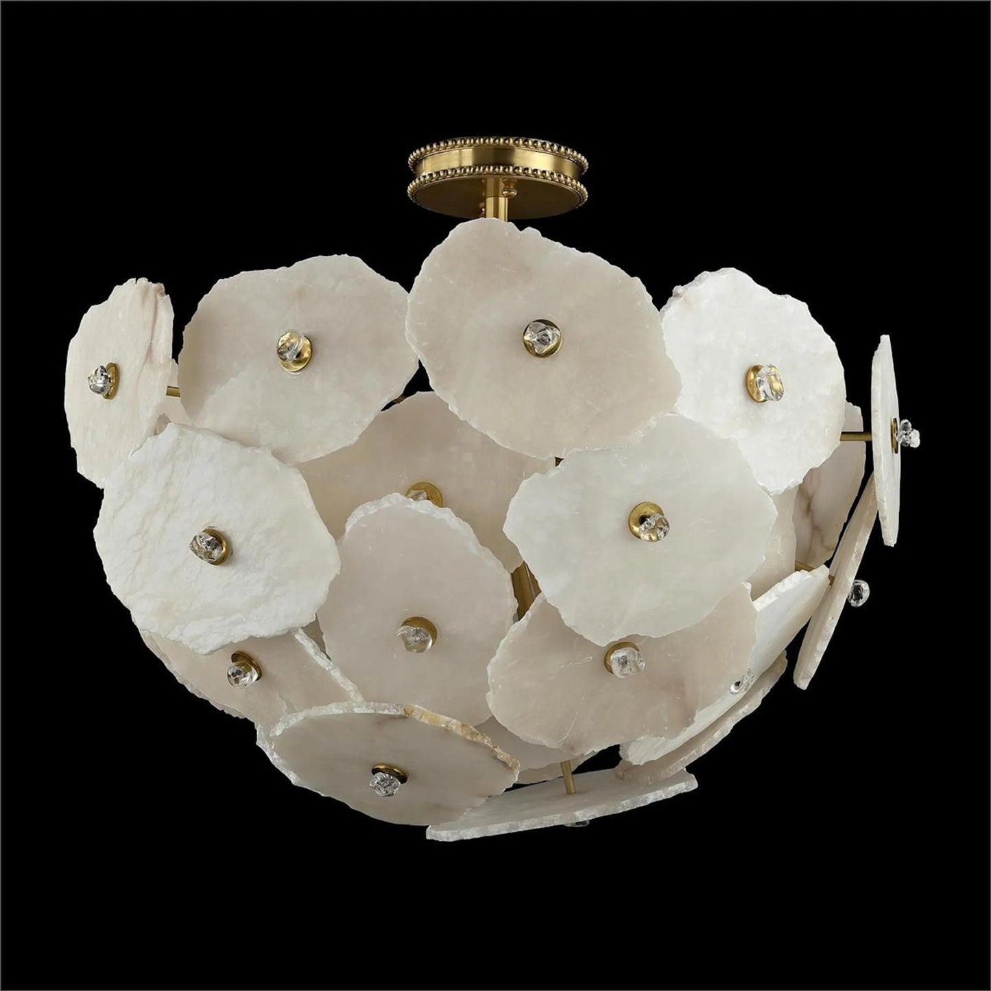 002 SI-2537427 | Additional Silo | Montserrat Four-Light Flush Mount by John-Richard. Made from unique in a unique style.