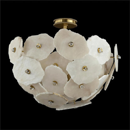 Montserrat Four-Light Flush Mount by John-Richard. Made from unique in a unique style.