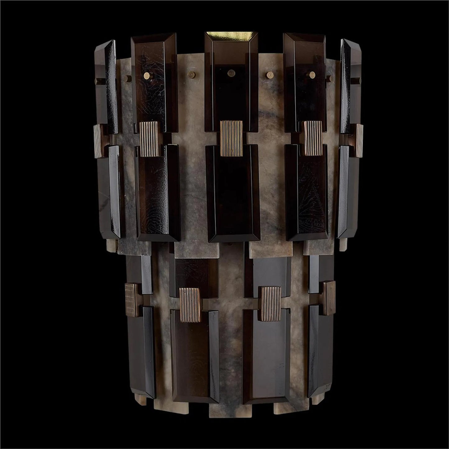 001 SI-2629615 | Unknown | Tamboril Three-Light Wall Sconce by John-Richard. Made from unique in a unique style.