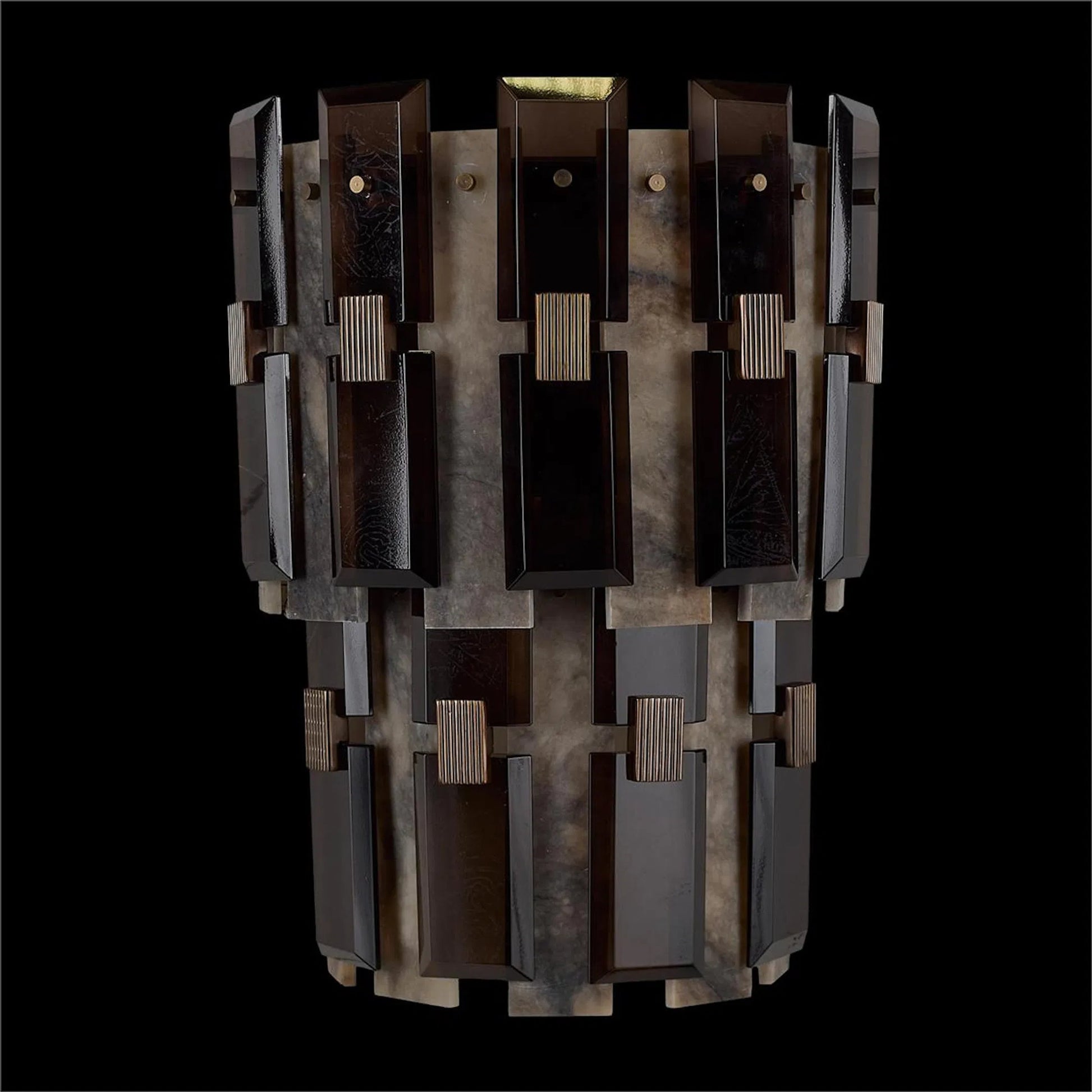 Tamboril Three-Light Wall Sconce by John-Richard. Made from unique in a unique style.