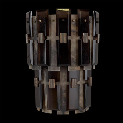 Tamboril Three-Light Wall Sconce by John-Richard. Made from unique in a unique style.