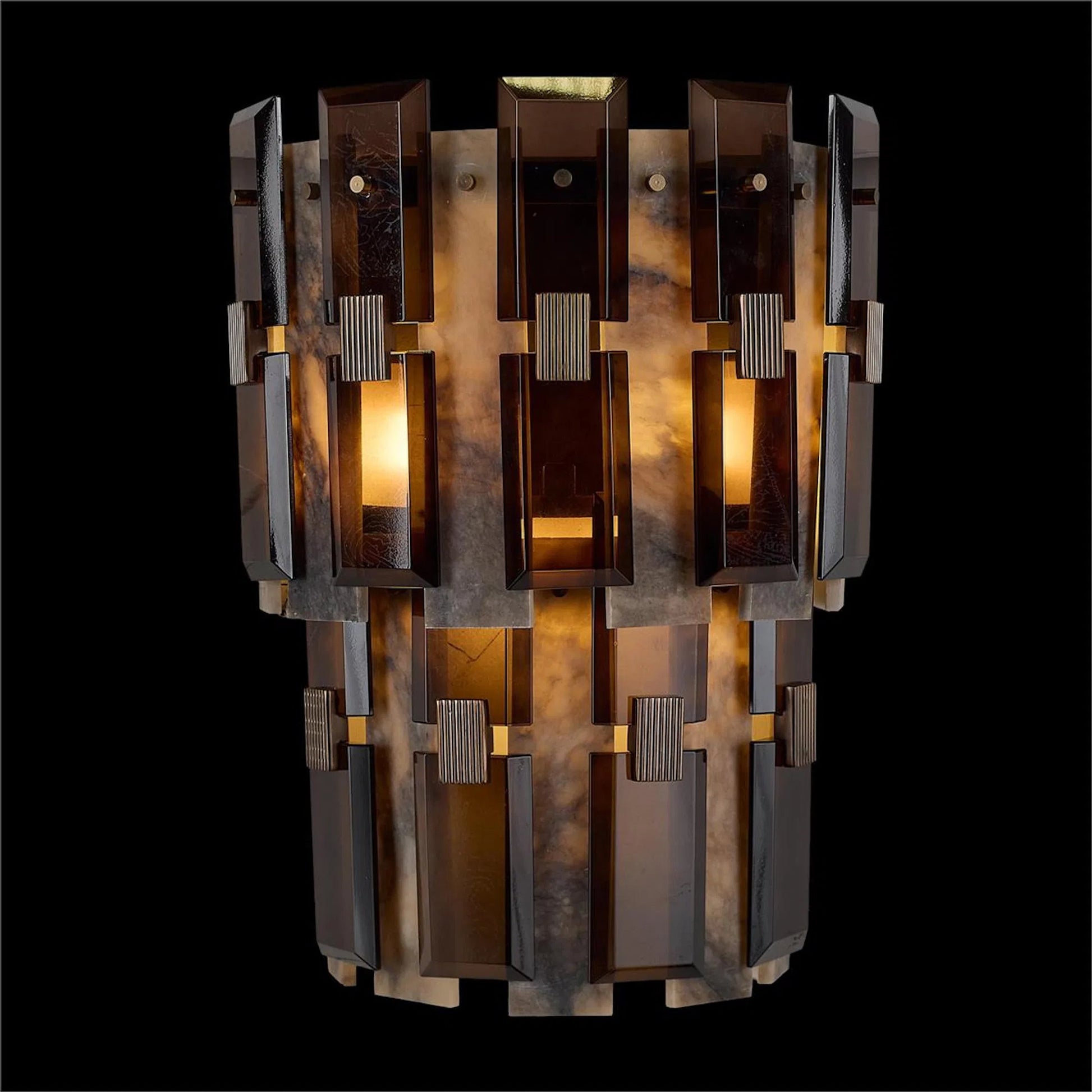 Tamboril Three-Light Wall Sconce by John-Richard. Made from unique in a unique style.