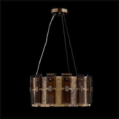 Tamboril Thirteen-Light Chandelier by John-Richard. Made from unique in a unique style.