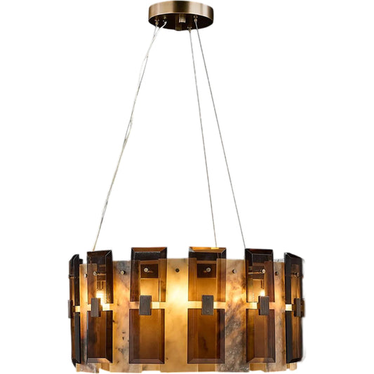 Tamboril Thirteen-Light Chandelier by John-Richard. Made from unique in a unique style.