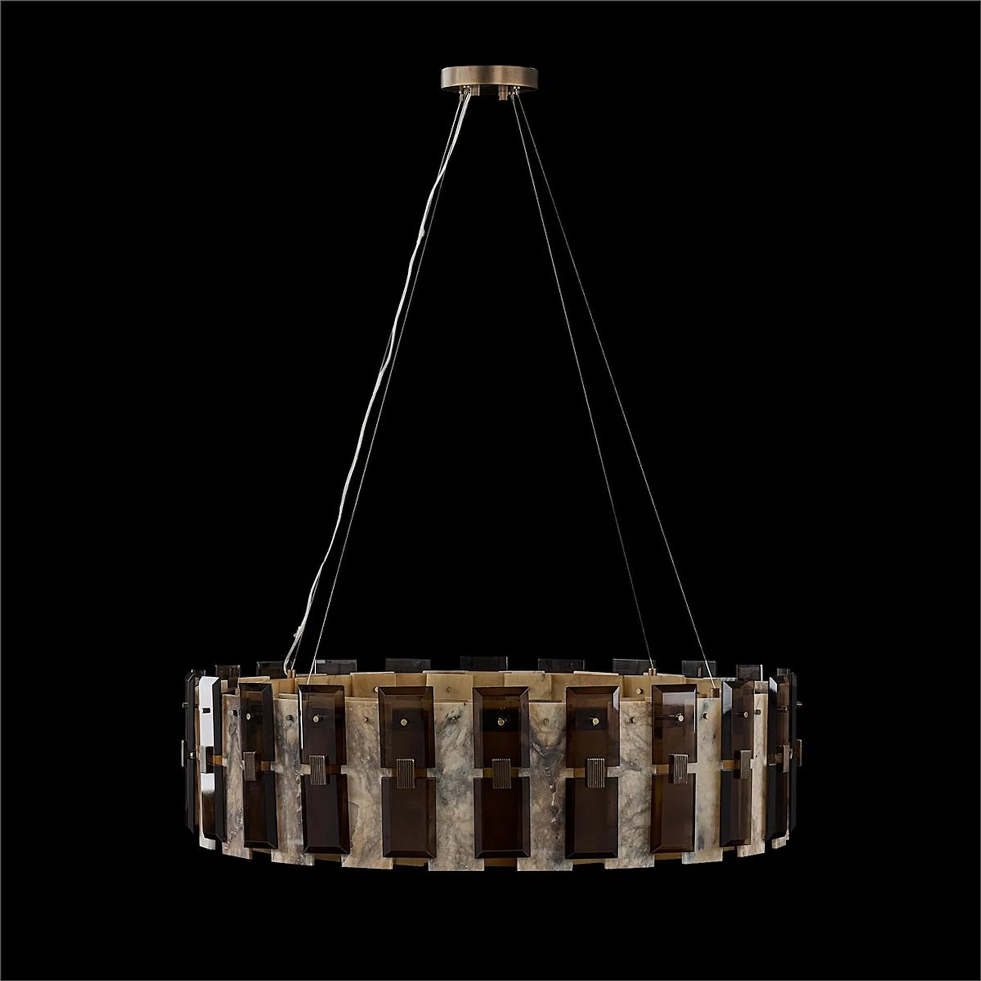 Tamboril Twenty-Two-Light Chandelier by John-Richard. Made from unique in a unique style.