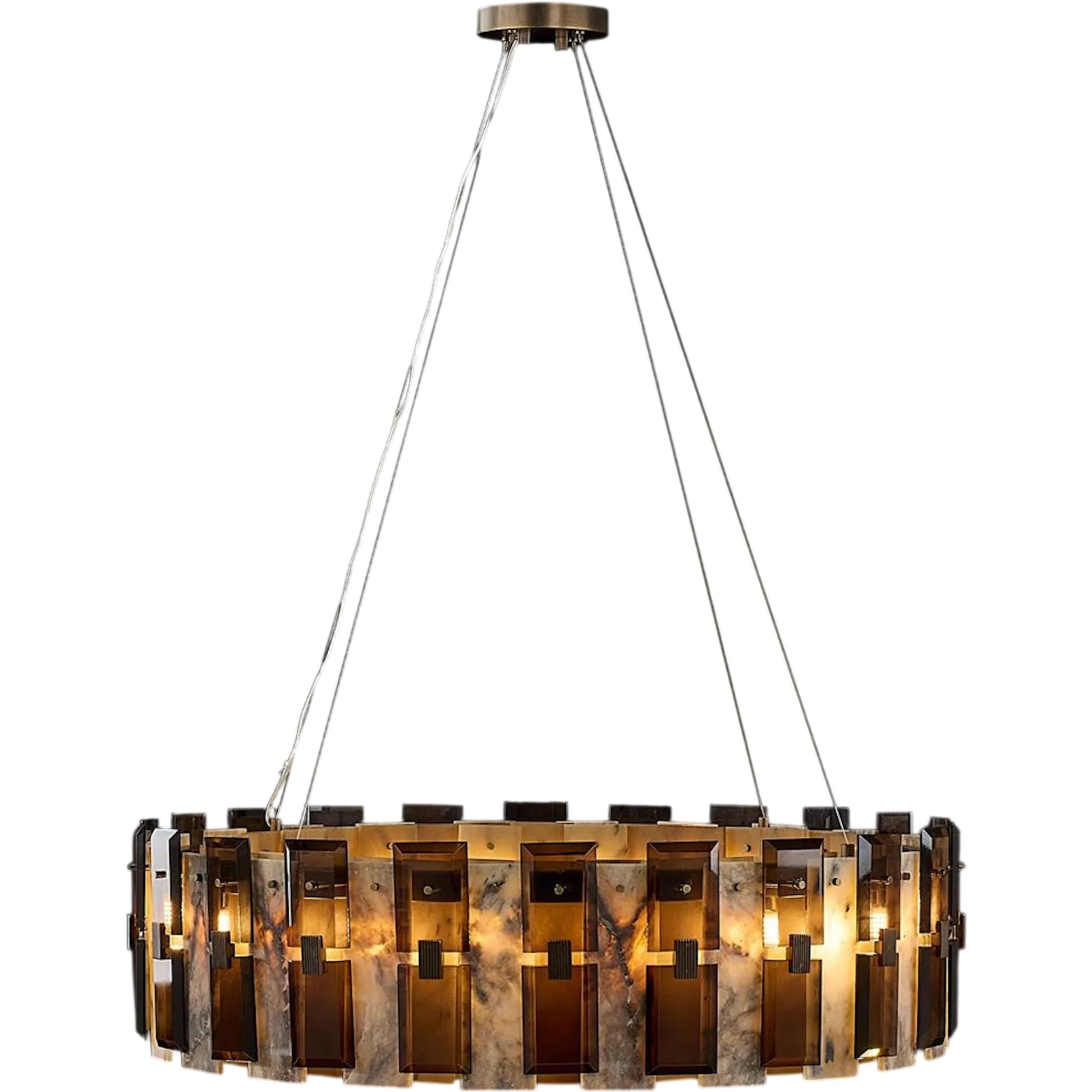 Tamboril Twenty-Two-Light Chandelier by John-Richard. Made from unique in a unique style.