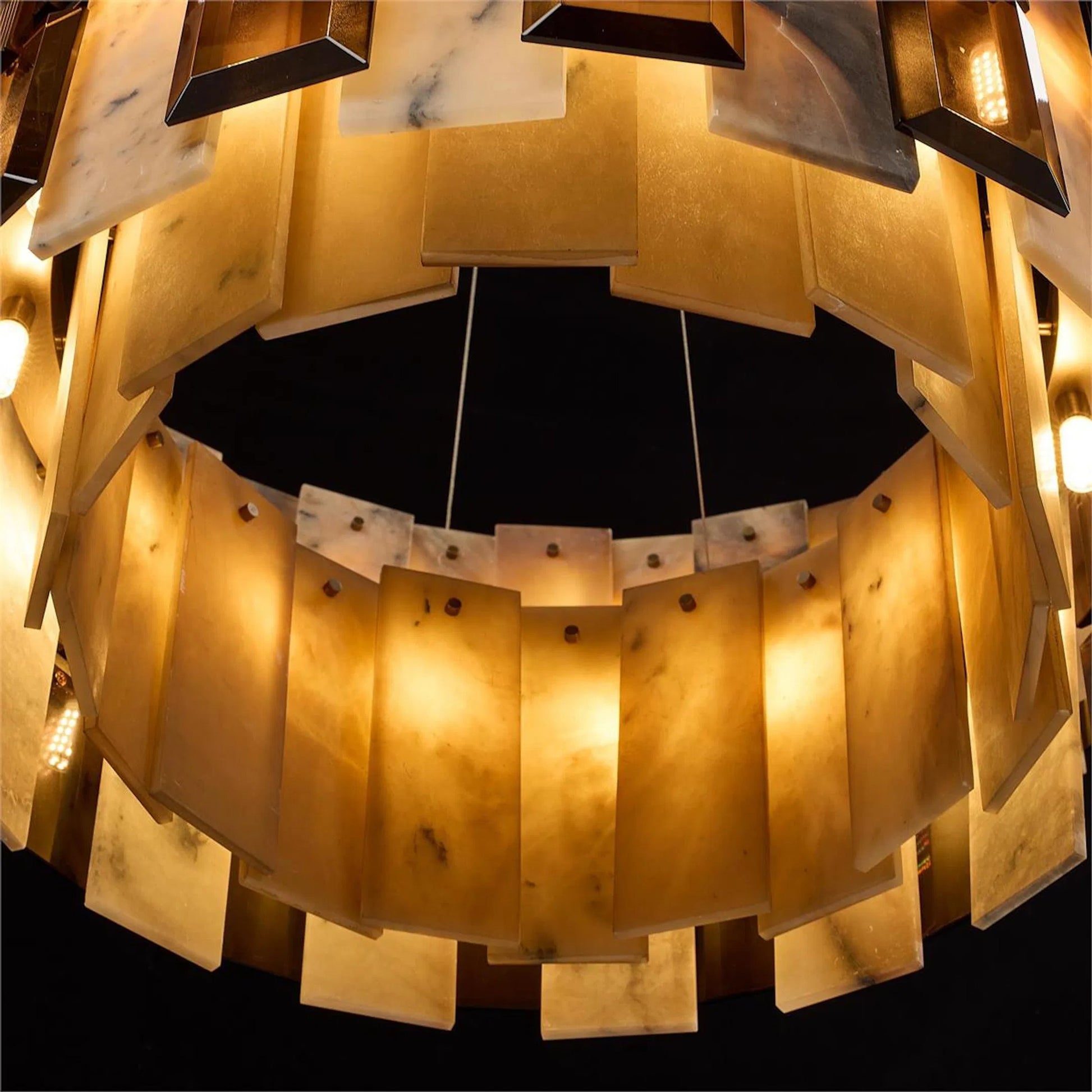 Tamboril Thirty-Eight-Light Two-Tier Chandelier by John-Richard. Made from unique in a unique style.