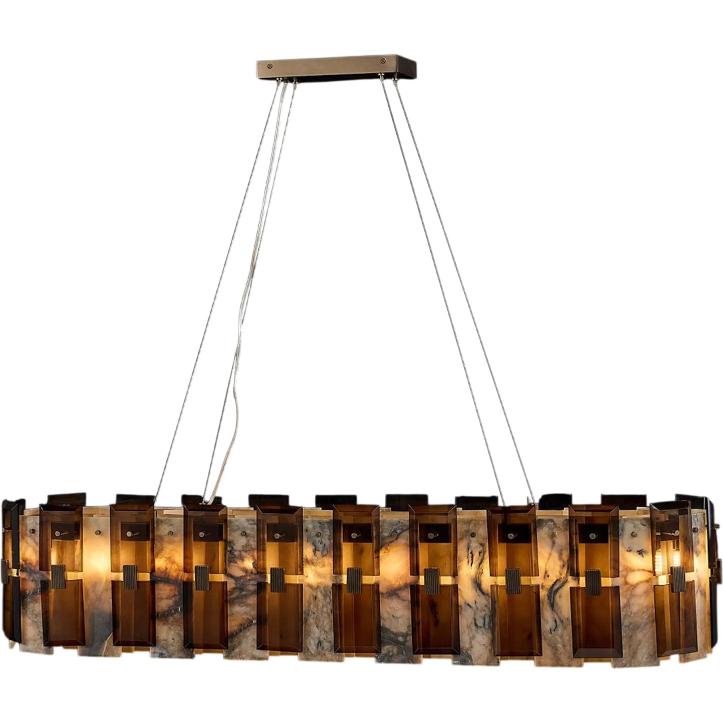 000 SI-2629617 | Primary Silo | Tamboril Twenty-Two-Light Horizontal Chandelier by John-Richard. Made from unique in a unique style.