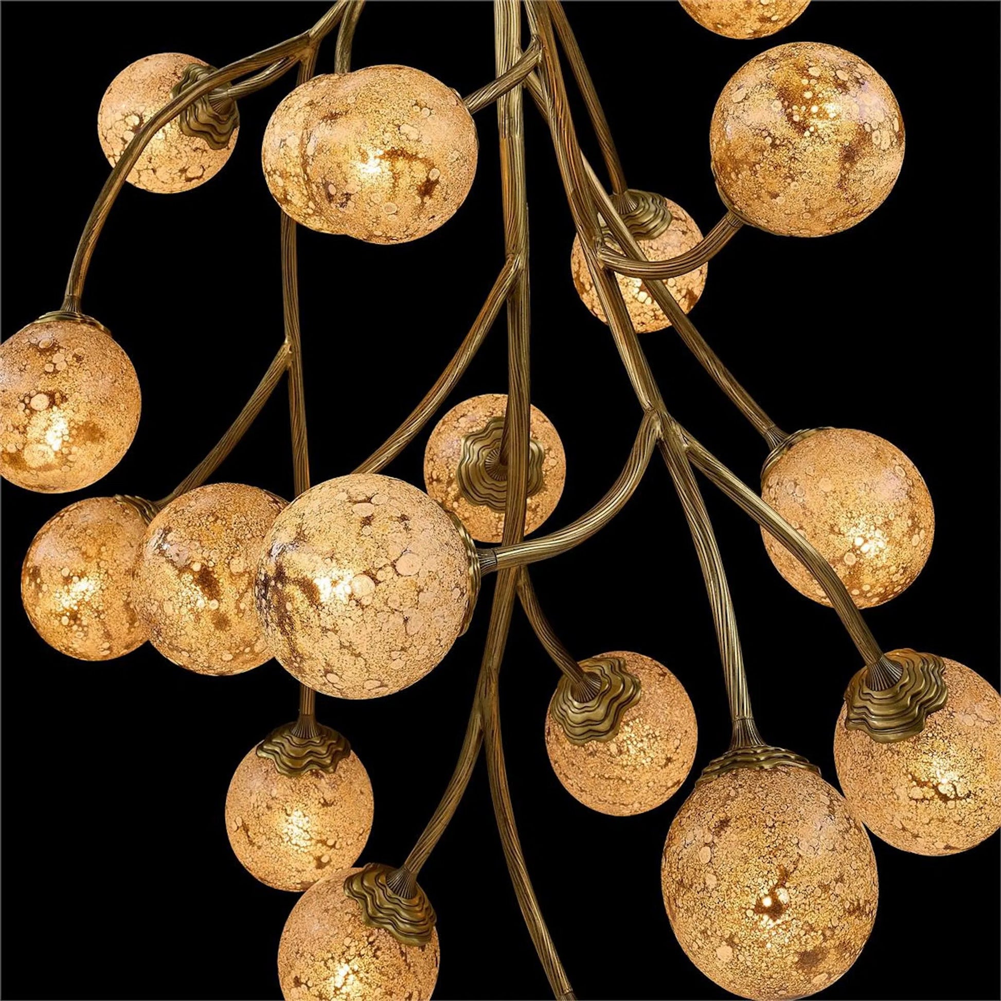 Melia Nineteen-Light Chandelier by John-Richard. Made from unique in a unique style.
