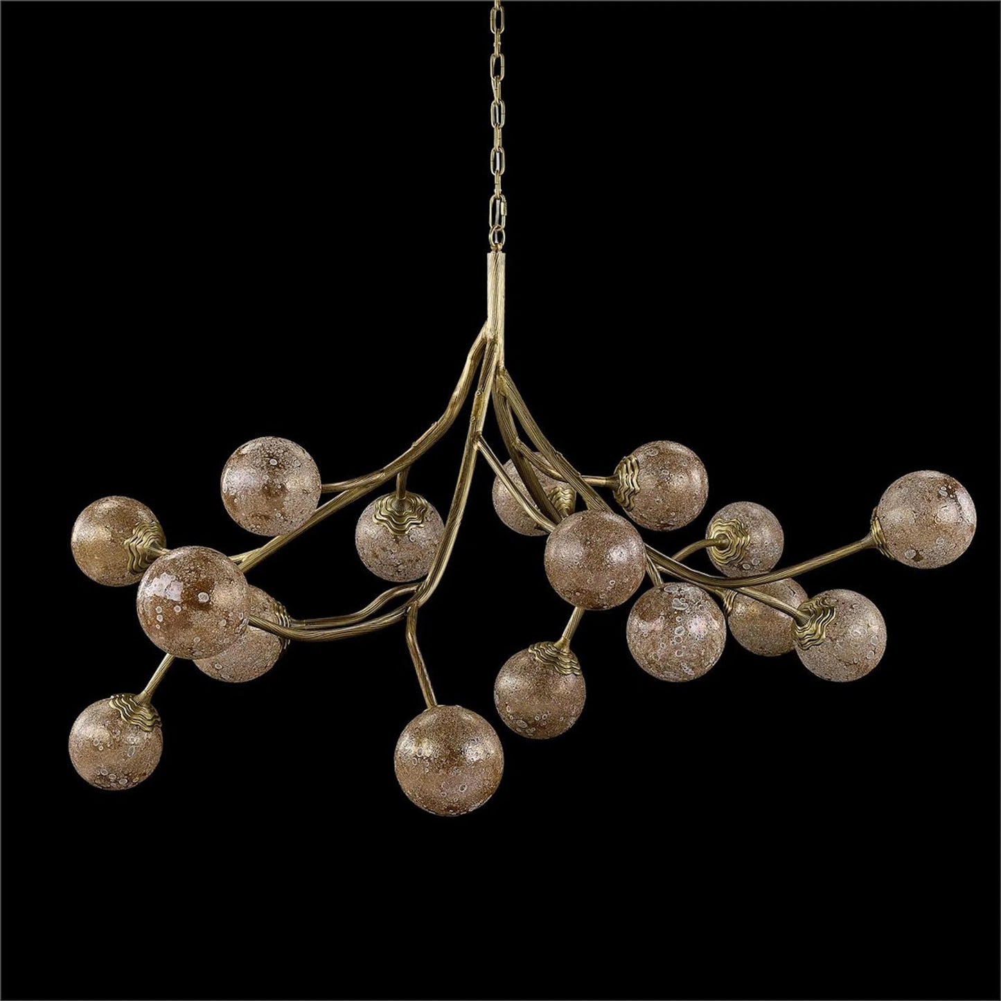 001 SI-2629374 | Unknown | Melia Sixteen-Light Horizontal Chandelier by John-Richard. Made from unique in a unique style.
